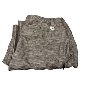 Puma Golf Pants Mens 34x32 (34x31 ACTUAL) Gray Monolite Dry Cell Split Hem